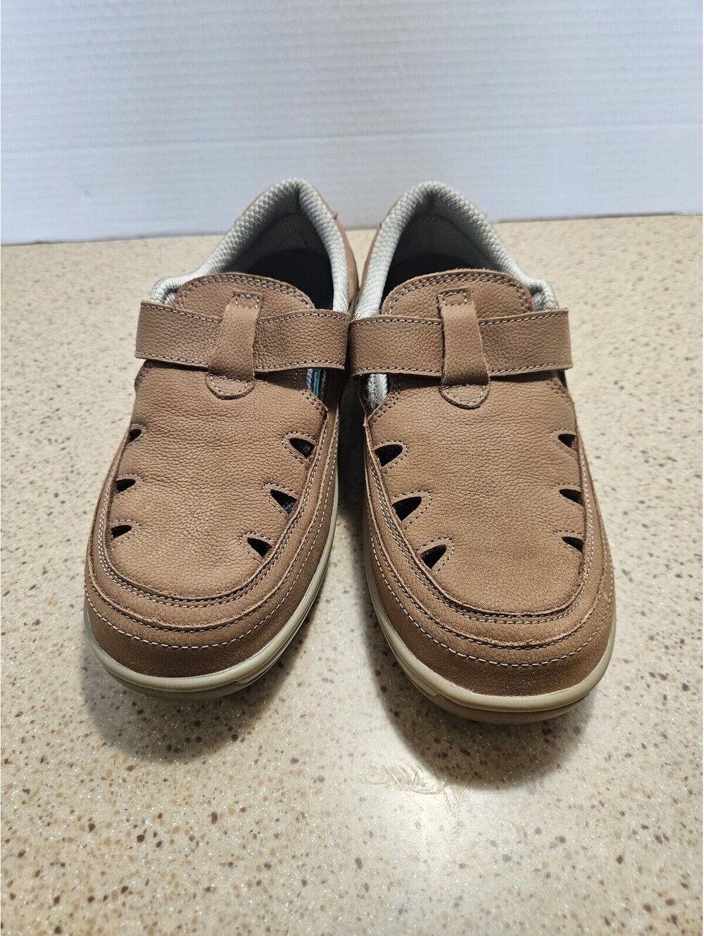 Orthofeet Women's X-Wide Leather Upper Comfort Shoes Size 7
